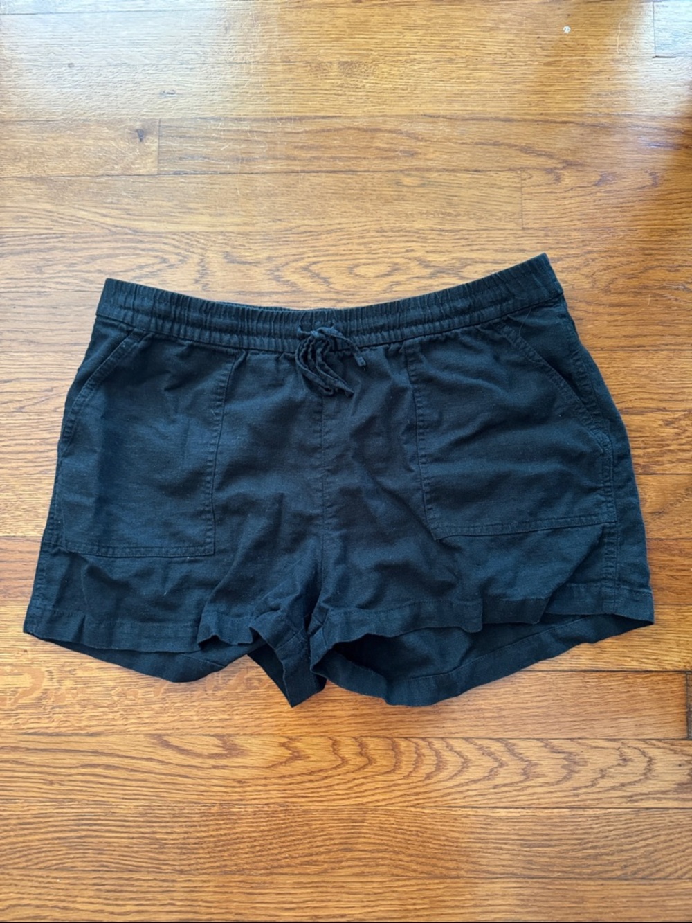 Women’s JCrew Black Linen Shorts